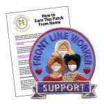 Girl Scout Front Line Worker Support Patch
