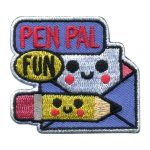 Girl Scout Pen Pal Fun Patch