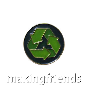 The Recycling Delegate Pin is from the Youth Squad Environmental Patch Program®. MakingFriends®.com partnered with Youth Squad to bring you a rewarding community service program with step-by-step instructions for every age level to make a meaningful impact in their community. This is one of our “Delegate” level pins. The requirements for our Delegate level provide teens with valuable life experience and a completed project to include on a resume or college application. via @gsleader411
