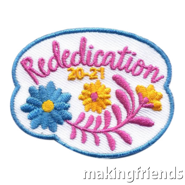 Girl Scout Rededication 2020-21 Fun Patch via @gsleader411