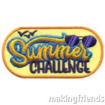 Girl Scout Summer Challenge Fun Patch