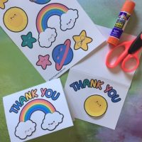 Girl Scout Thank You Card Craft