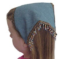 girls scouts beaded hankercheif, crafts