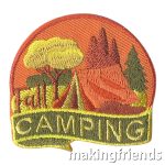 Girl Scout Fall Camping Fun Patch