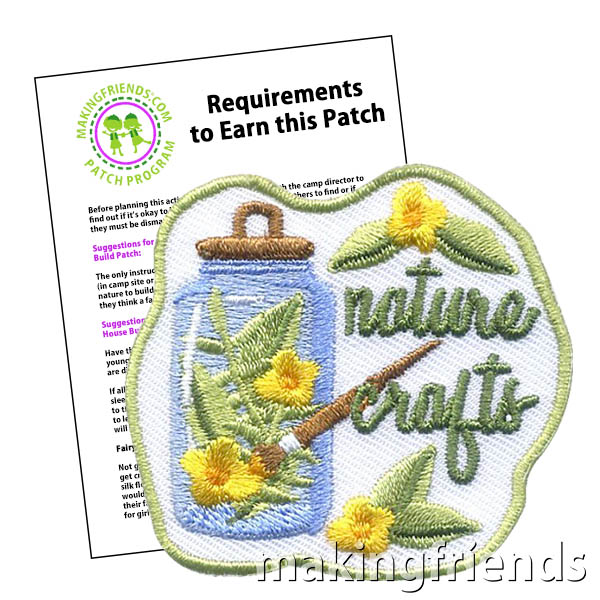 Use items from nature to create crafts. Your imagination is your only limitation, so go wild with your ideas of what you make! #makingfriends #mf #nature #craft #naturecraft #outdoors #imagination #ideas #gooutside #beinnature via @gsleader411