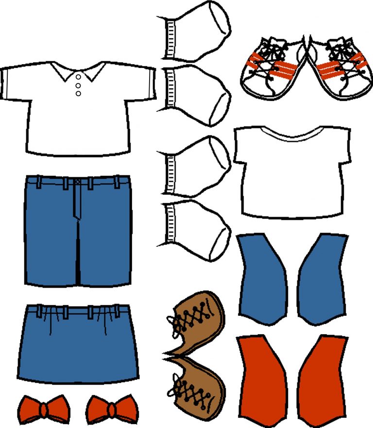 Frontier Girls Paper Doll Uniform
