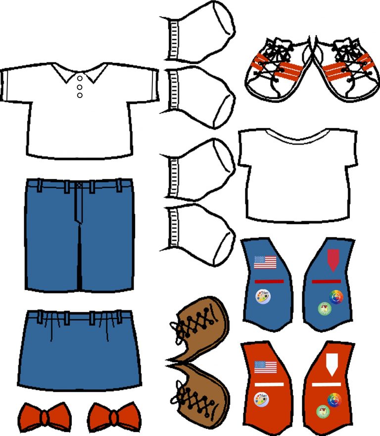Frontier Girls Paper Doll Uniform Eagle
