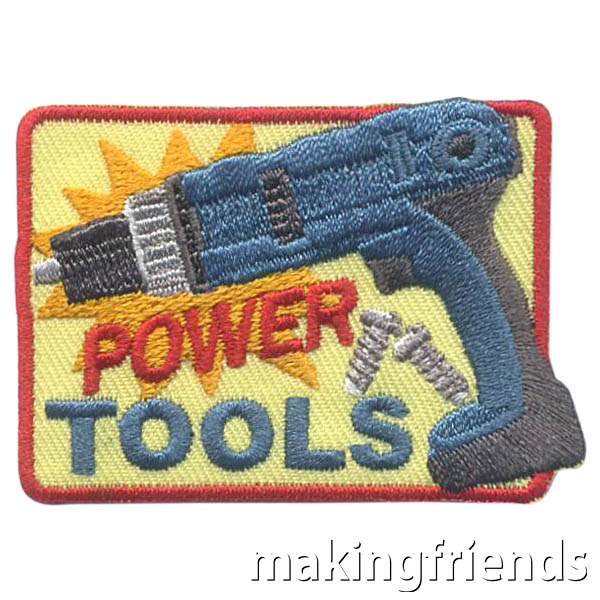 Girls learn so many skills in scouting, and learning how to safely use power tools should be one of them. They will have fun building a project while learning lifelong helpful skills. #makingfriends #powertools #tools #patches #girlscoutpatches #projects #skills #scouting via @gsleader411