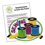 Girl Scout Sewing Patch Program