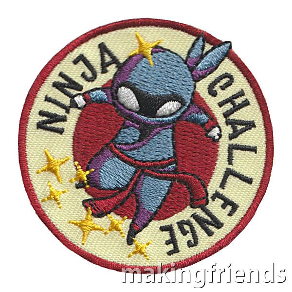 Our Ninja challenge is fun and for kids of all ages. Being a ninja is about discipline and fun. $.69 each Free Shipping Available #makingfriends #ninjas #scouts #boyscouts #girlscouts #patches #ninjapatch #ninkachallenge via @gsleader411