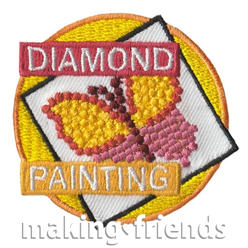 Girl Scout Diamond Painting Fun Patch