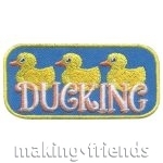 Girl Scout Ducking Fun Patch