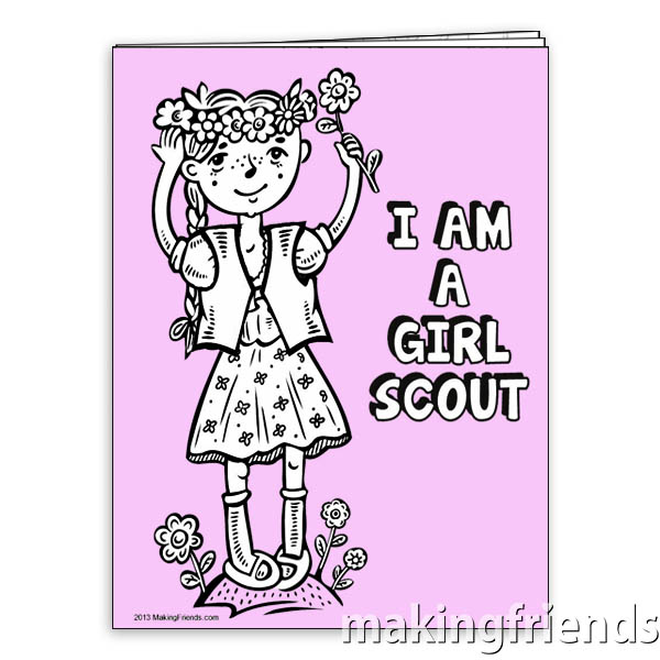 Girl Scout Law Coloring Book via @gsleader411