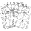 Girl Scout Daisy Petal Coloring Mazes