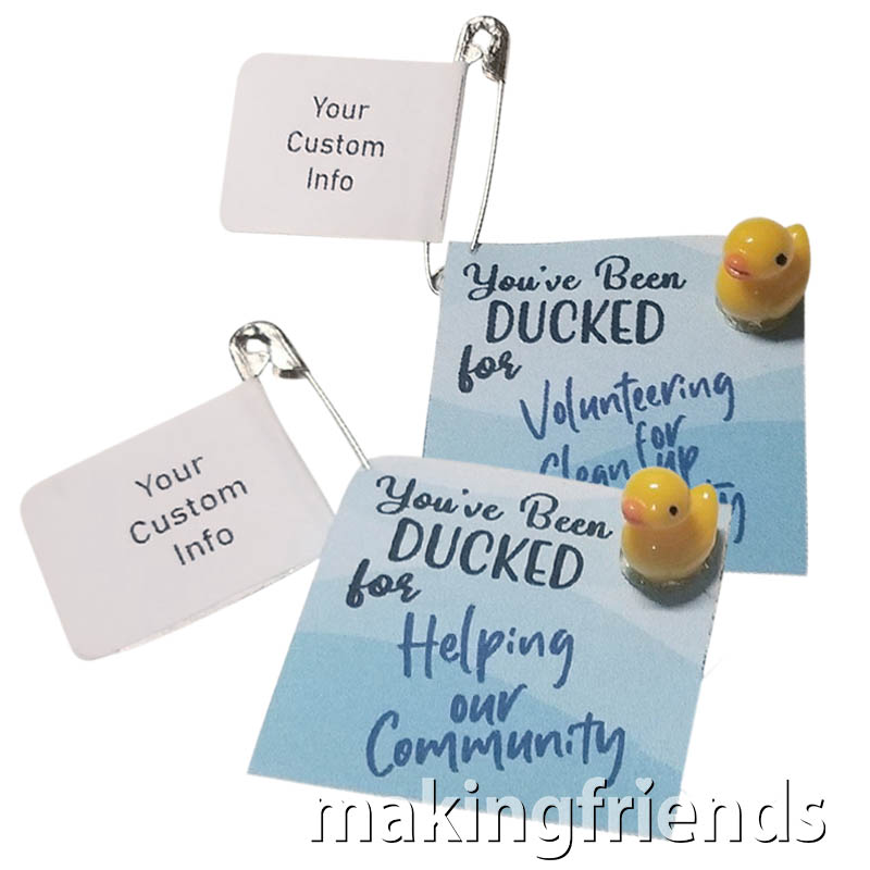 So, what is ducking? You duck someone to acknowledge a good deed or service to the community! #makingfriends #ducking #friendshipswap #swapskit #gsswaps #ducksomeone #thanksomeone #acknowledgement via @gsleader411