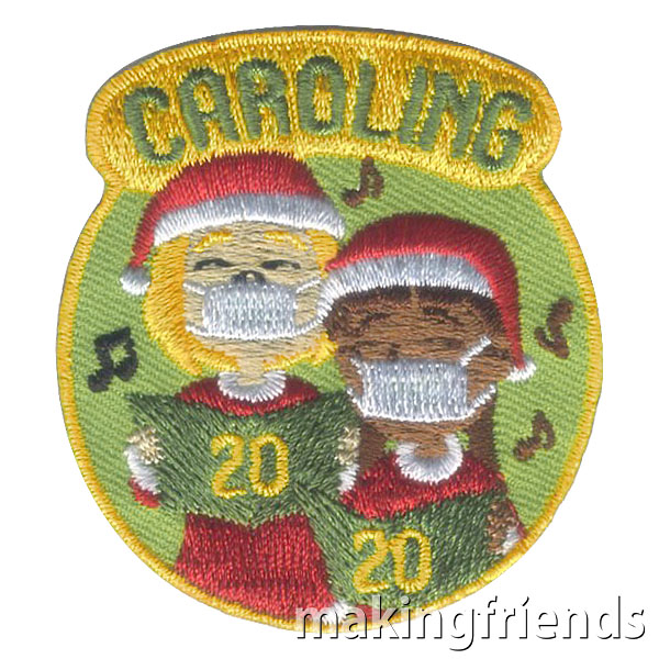 Girl Scout Caroling 2020 Fun Patch via @gsleader411