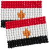 Diamond Painting Egypt flag pin Girl Scout SWAP