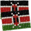 Diamond Painting Kenya flag pin Girl Scout SWAP