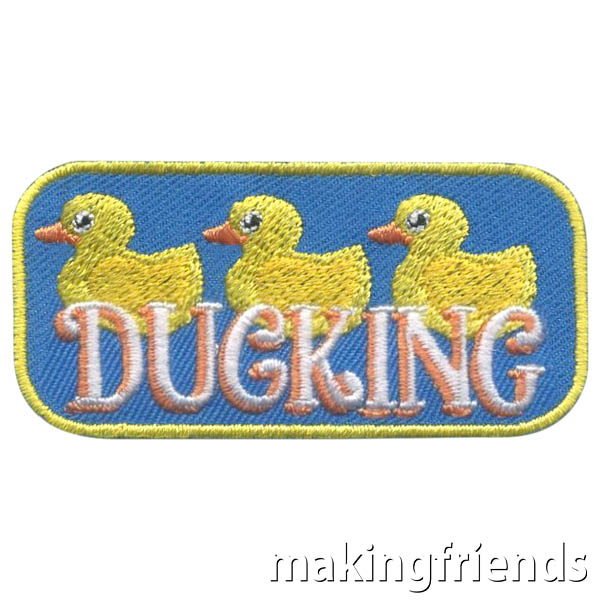 What is ducking? You duck someone to acknowledge a good deed or service to the community. Duck a nurse, a first responder or a fellow Girl Scout to show you appreciate them. #makingfriends #gsmakingfriends #funpatch #scoutpatches #girlscouts #scouts #girlscoutleader #ducking via @gsleader411