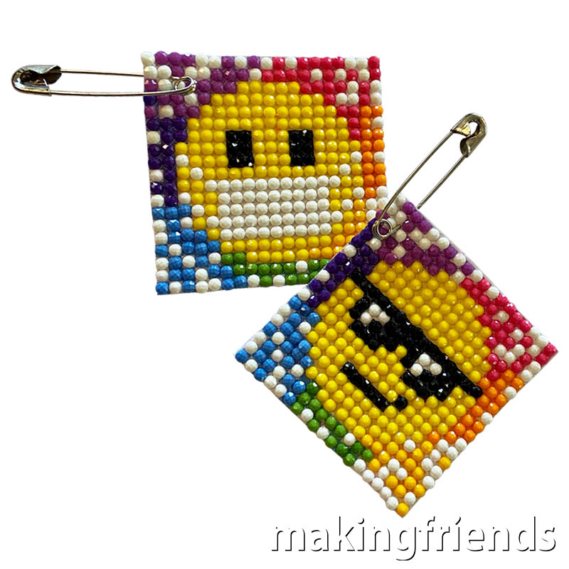 Emoji Diamond Pin Friendship Swap via @gsleader411