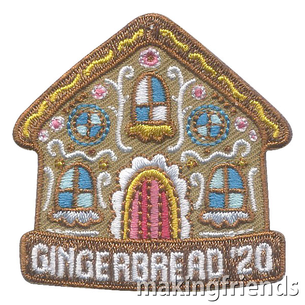 Girl Scout Gingerbread 2020 Fun Patch via @gsleader411