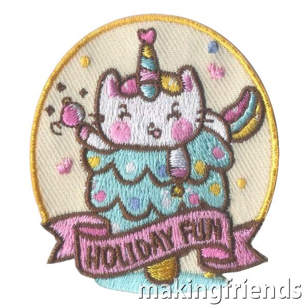 Girl Scout Holiday Fun Patch via @gsleader411