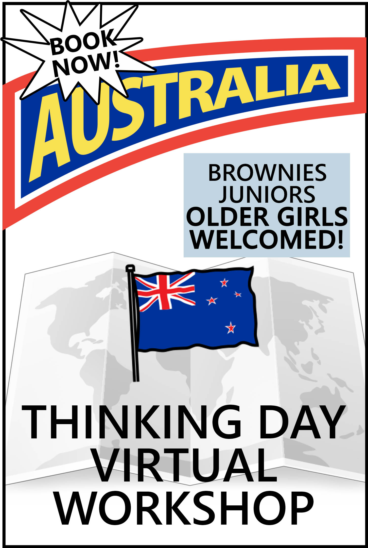 Explore Australian traditions, food, clothing, customs, and more! The price includes the workshop and supplies! #makingfriends #thinkingday #australia #girlscouts #gsthinkingday #virtualthinkingday #onlineclass #virtualworkshop via @gsleader411