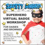 Virtual Girl Scout Workshop Brownie Safety Award