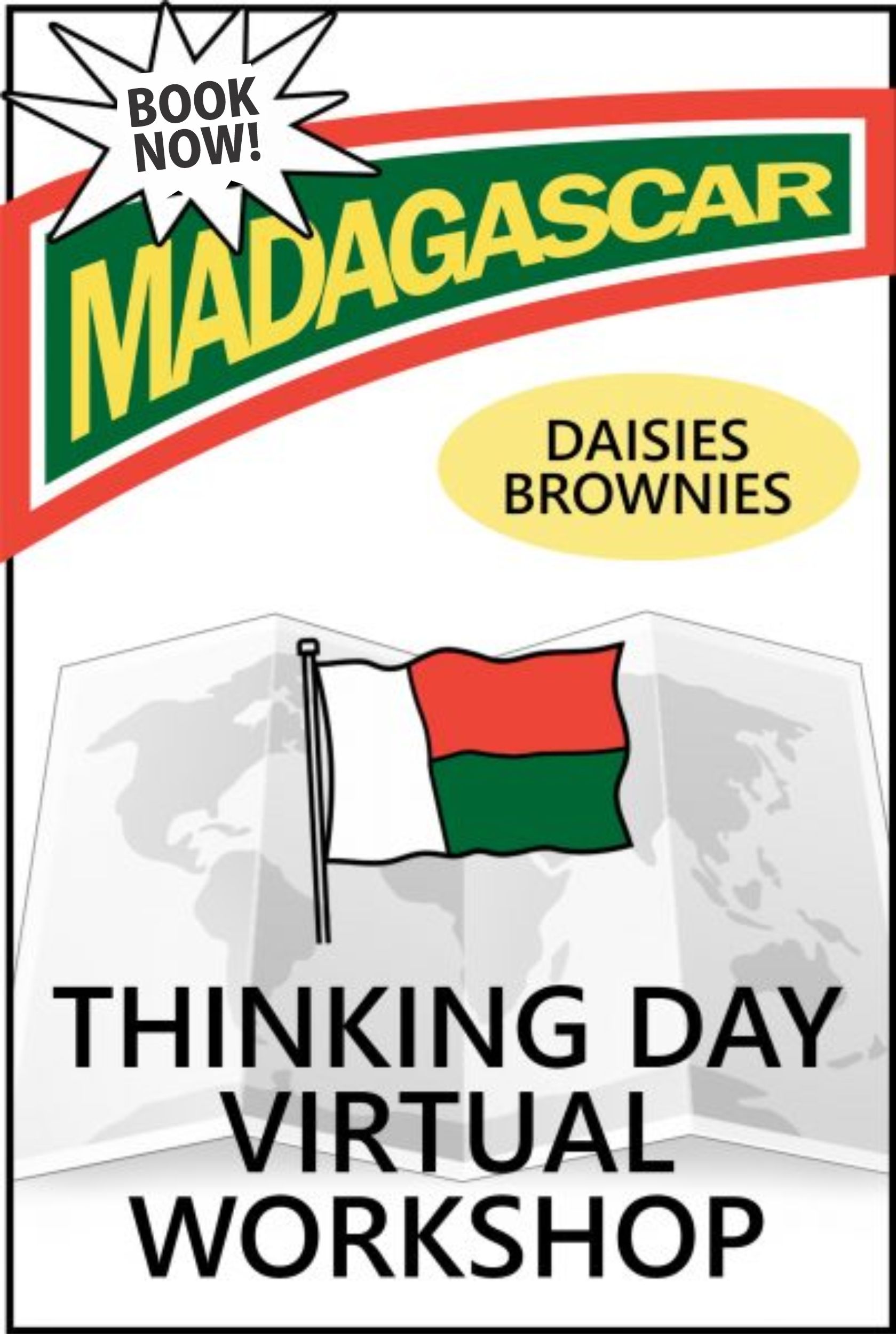 Join us for our Madagascar Thinking Day Virtual Event on zoom! The price includes supplies and an embroidered patch! #madagascar #thinkingday #onlineclass #virtualgirlscouts #virtualthinkingday #daisies #brownies #makingfriends #mf #scoutingfromhome #girlscouts #scouts via @gsleader411