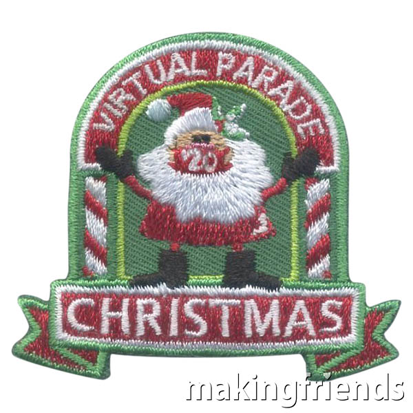 Virtual Christmas Parade 2020 Patch – Free via @gsleader411
