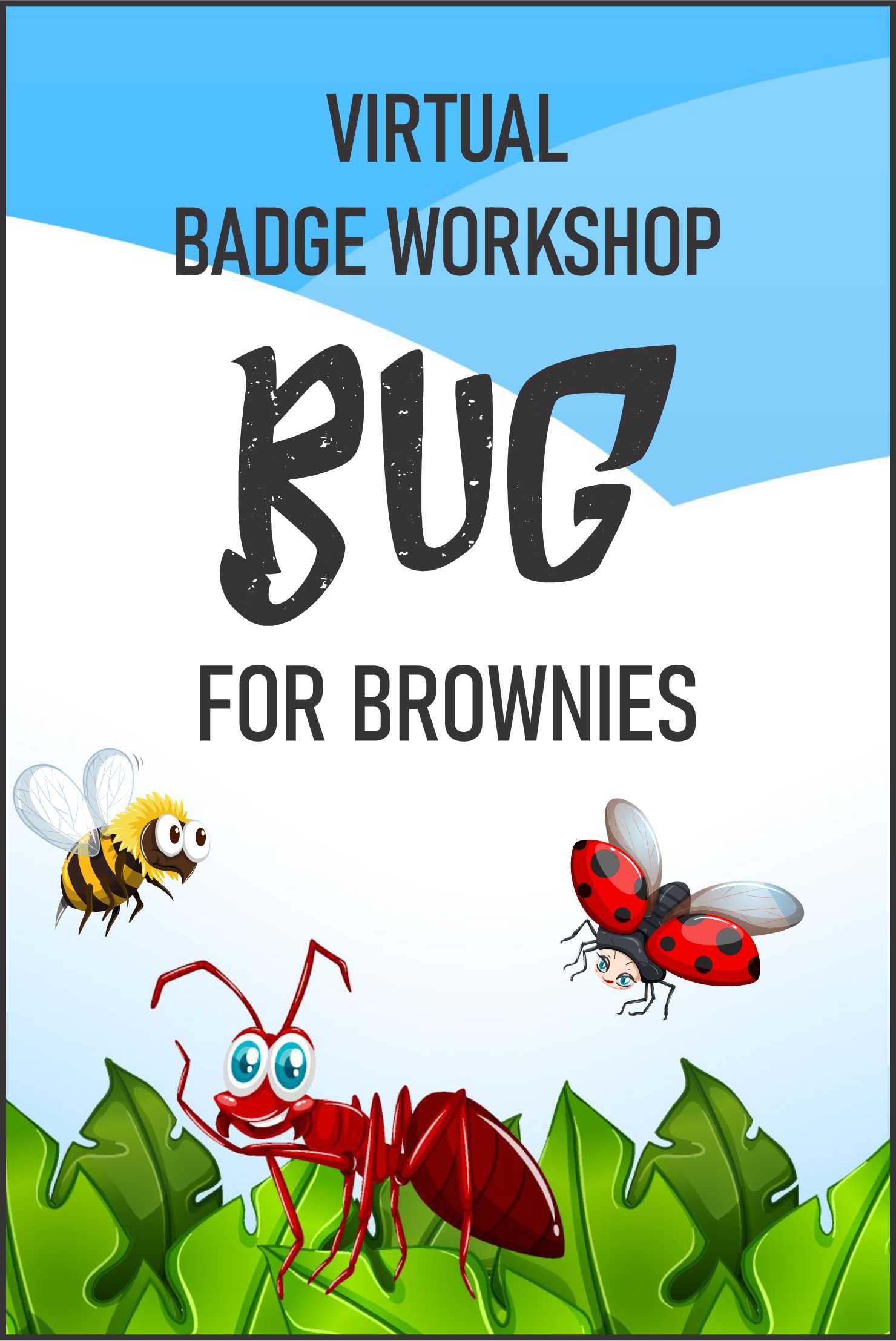 A virtual workshop, loaded with activities to keep your girls engaged. Brownies earn the "Bug" badge! #makingfriends #virtualclass #gbrownies #virtualworkshop #onlineworkshop #brownie #girlscouts #gsonline via @gsleader411