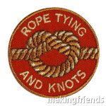 Girl Scout Rope Tying and Knots Patch