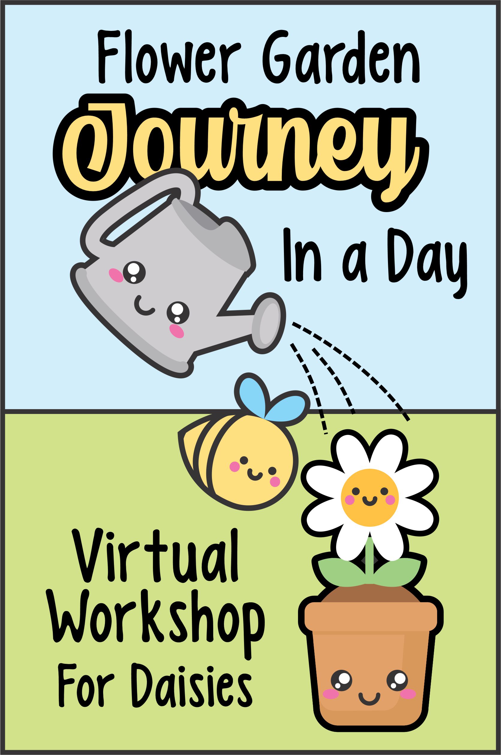 Join us for our Daisy Garden Journey in a Day on Zoom! Learn about all of the Daisy flower petals and the promise center! #makingfriends #daisyflowergarden #girlscouts #gsdaisy #daisyscout #gardenjourney #virtualworkshop #onlineclass #girlscoutsonline #daisies via @gsleader411