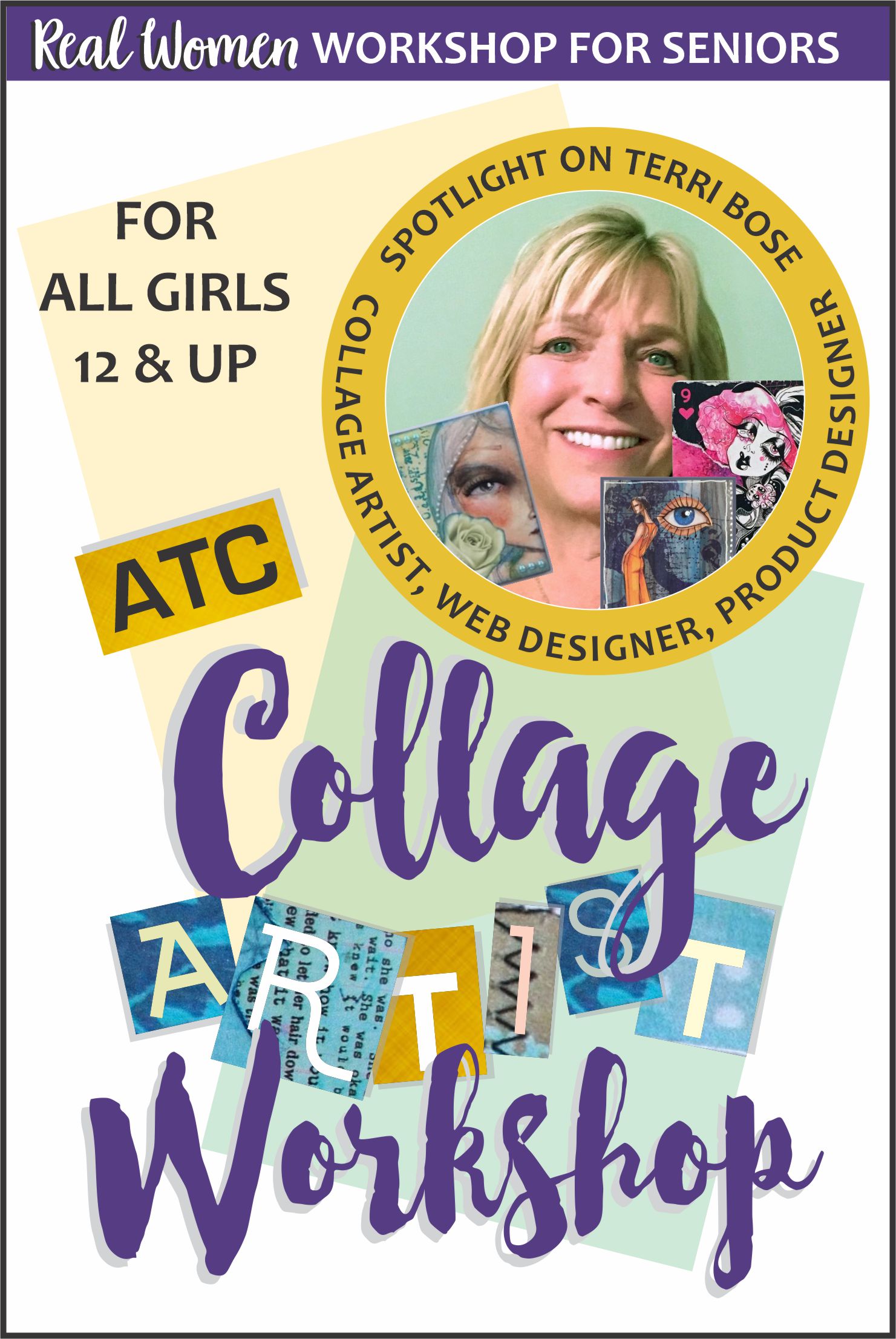 This is a great opportunity for your girls to try something new --Making Artist Trading Cards. Everyone welcomed aged 12 and up! #makingfriends #virtualworkshop #collageartist #artists #girlscouts #girlscoutsworkshop #artisttradingcards #seniorscouts #art #girlscoutart via @gsleader411