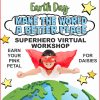 Girl Scout Superhero Make the World a Better Place Virtual Workshop