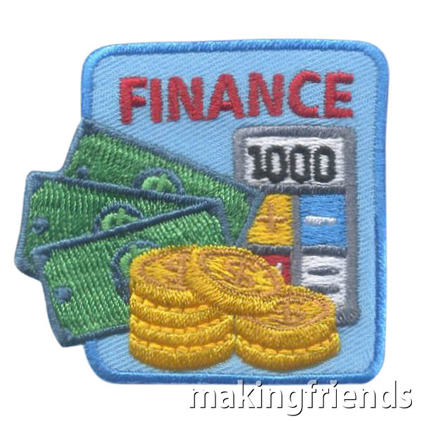 Girl Scout Finance Fun Patch via @gsleader411