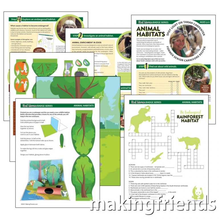 Junior Girl Scout Animal Habitats Download