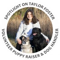 Taylor foster, guide dog puppy raiser