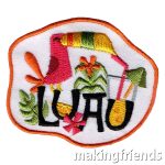 Girl Scout Luau Fun Patch -- Toucan