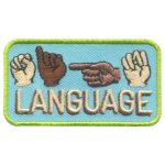 Girl Scout Sign Language Patch