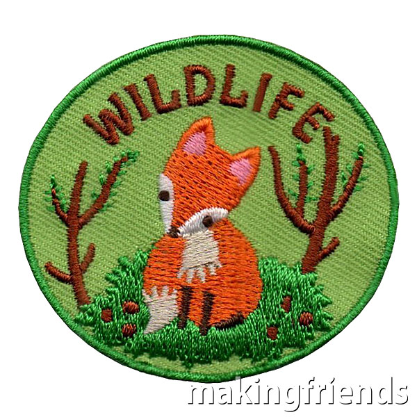 Coming Soon! The patches are only $.69 each with free shipping available! #makingfriends #wildlife #wildlifepatch #girlscouts #funpatch #foxpatch #gspatches #outdoors #scouts #gs via @gsleader411