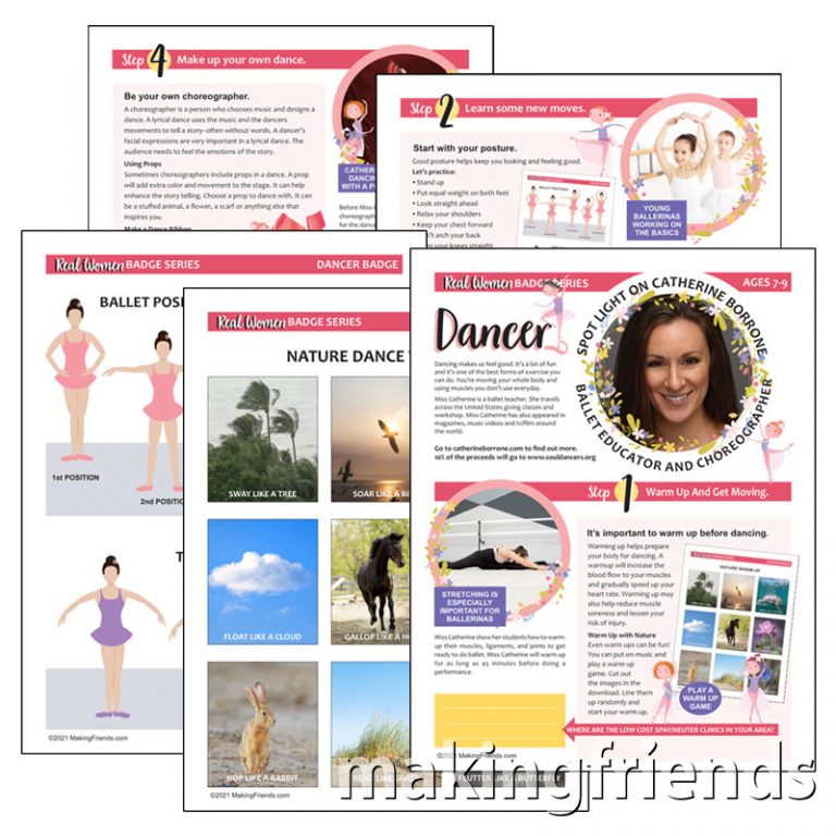 Girl Scout Dancer Badge Download for Brownies