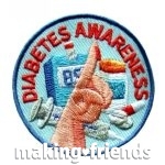 Girl Scout Diabetes Awareness Patch