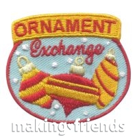 Girl Scout Ornament Exchange Fun Patch