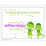 Girl Scout Making Friends Badge Download