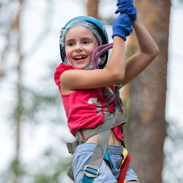 Junior Girl Scout Zipline