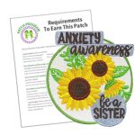 Girl Scout anxiety awareness patch program