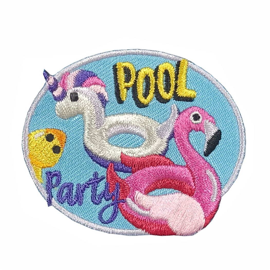 Flamingo Pool Float Badge Reel, Summer Badge Reel, Cute Badge