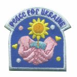 Girl Scout Peace for Ukraine Patch