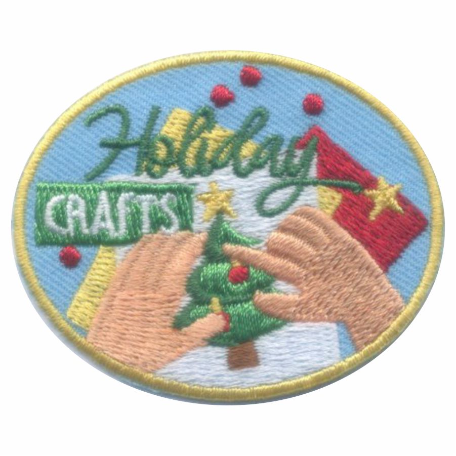 Girl Scout Holiday Crafts Patch